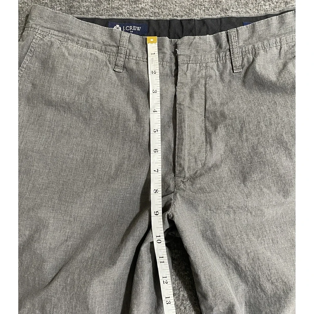 J Crew Bedford Pants Mens Gray Straight Leg Business Casual Workwear 33x32